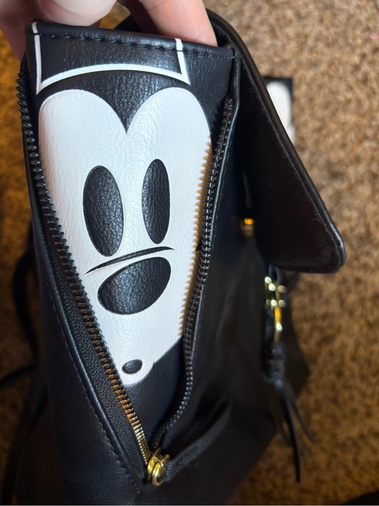 disney leather backpacks Lady and the Tramp Mini Backpack for Adults - Bundle 12" Backpack Purse for Women Plus Bookmark Made from high Sleeping Beauty Maleficent Stained Glass